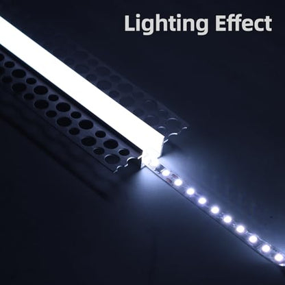 Plaster in Recessed Drywall LED Channel Bendable LED Aluminum Profile Track for Custom LED Strip Lighting