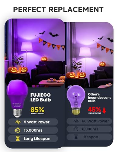A19 9W Colored Light Bulbs