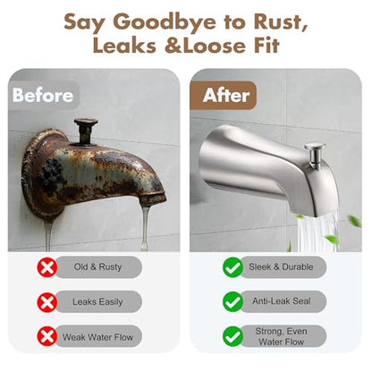 Universal Bathtub Tub Spout with Diverter