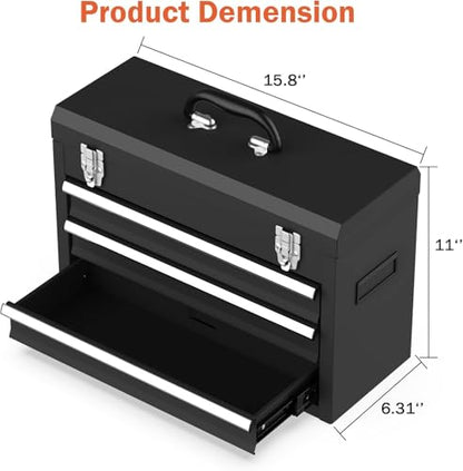 3 Drawer Metal Tool Box