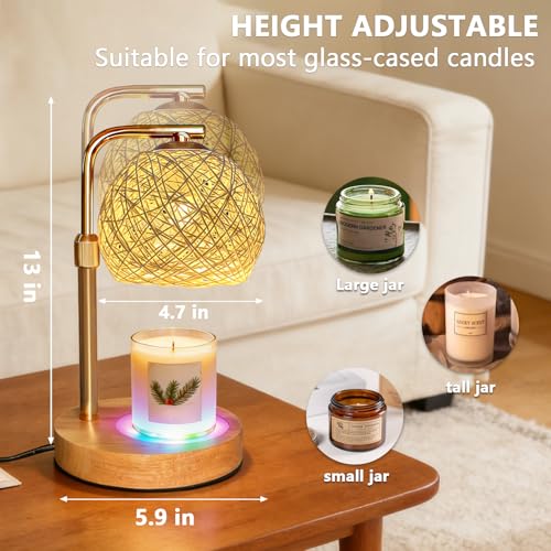 2 Pack Smart Timer Wax Warmer Lamp