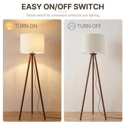 Tripod Floor Lamp for Bedroom