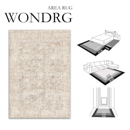 2x8 Beige Neutral Kitchen Hallway Runner Rug (Neutral | Beige / 2' x 8' (Runner))
