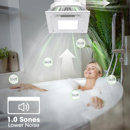 Bathroom Exhaust Fan with Light