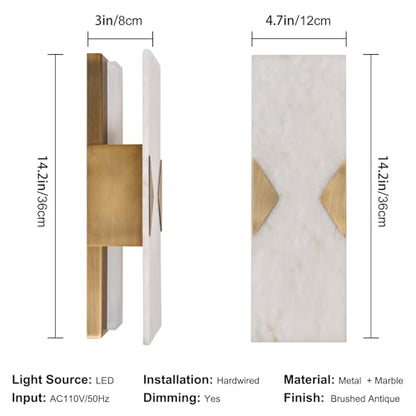 Alabaster Wall Sconce