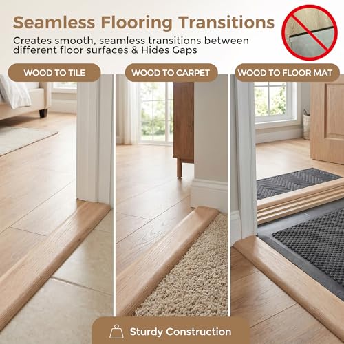 Solid Oak Floor Transition Strip