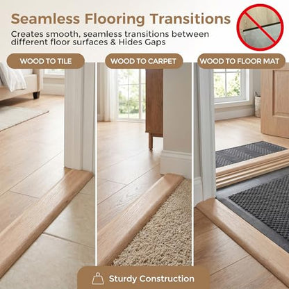 Solid Oak Floor Transition Strip