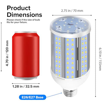 Led Bulb 6000K Cool Daylight White E26