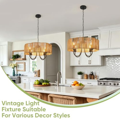 Rattan Pendant Light
