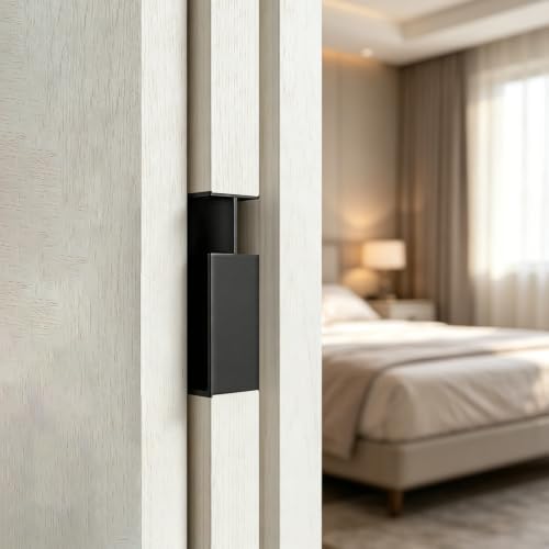 Black Pocket Door Handles and Edge Pull