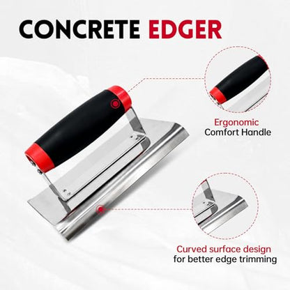 3 Pack Stainless Concrete Finishing Trowel set