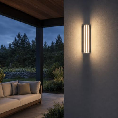 Outdoor Wall Lights with Dusk to Dawn Sensor 15W LED