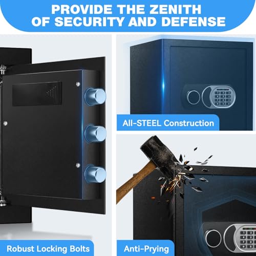 Safe Box Home Safe with Fireproof Waterproof Bag