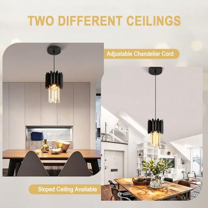 Gold Crystal Chandelier
