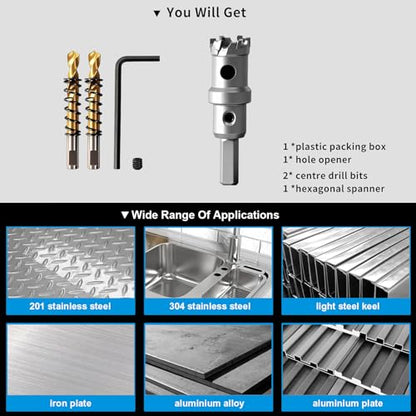 Tungsten Carbide Hole Saw for Stainless Steel and Metal