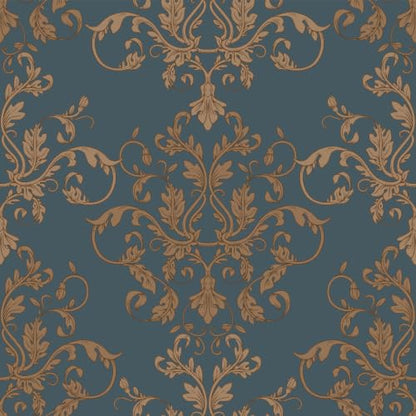 Vintage Damask Peel and Stick Wallpaper