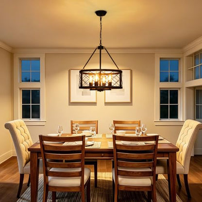 Black Farmhouse Chandelier