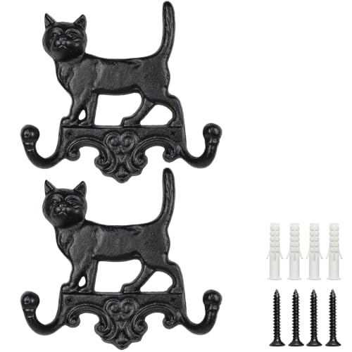 Cast Iron Vintage Dog Wall Hooks