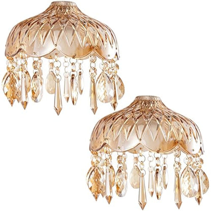 Vintage Glass Lamp Shades