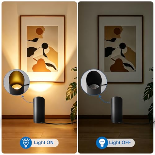 Uplighting Indoor Floor Can Light with 3000K LED GU10 Bulbs