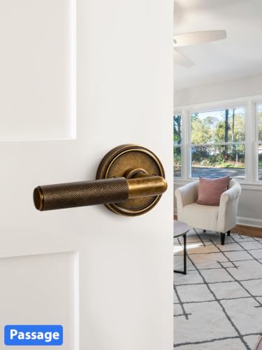Knurled Door Lever