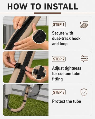 5 Layers Outdoor AC Line Insulation Pipe Cover