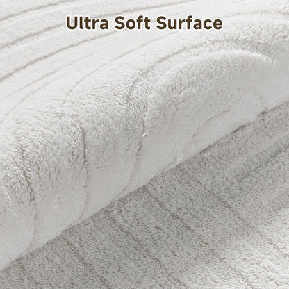 6ft Area Rugs for Living Room (6' (Round) / White)