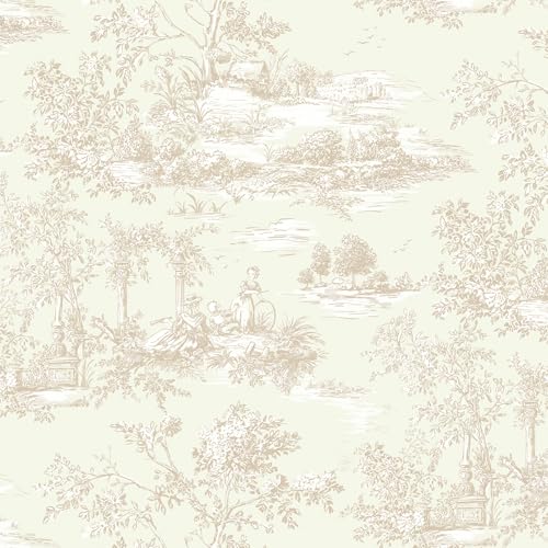 Peel and Stick Wallpaper Vintage Neutral Wallpaper Waterproof