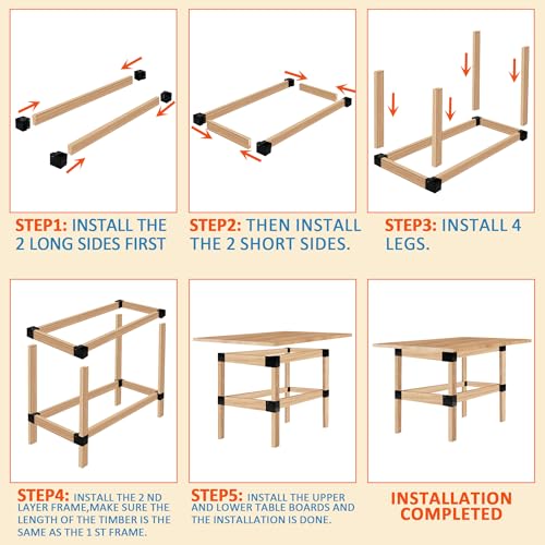 Heavy Duty Workbench Brackets Kit