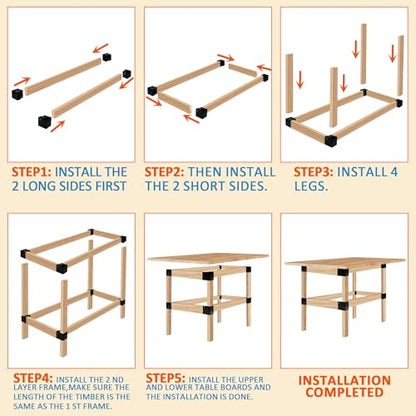 Heavy Duty Workbench Brackets Kit