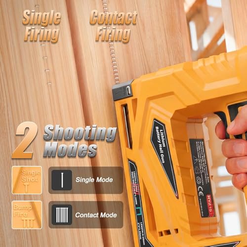 2 in 1 Cordless Brad Nailer Compatible with Dewalt 20V MAX Battery