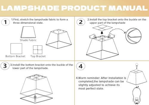 Small Lamp Shades Mini Square