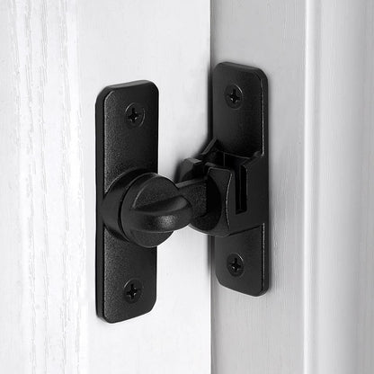 Matte Black Aluminum Alloy Gate Lock (Matte Black)