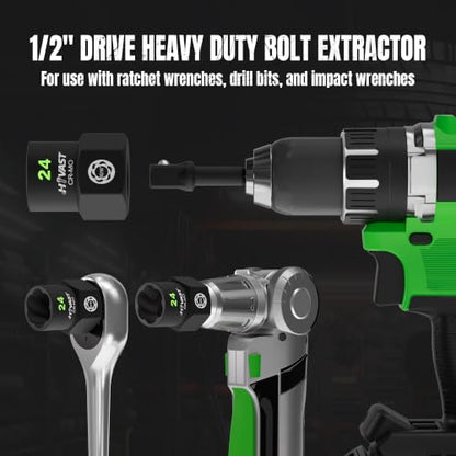 Impact Bolt Extractor Socket Set