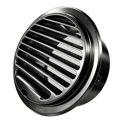 4 inch Thickened 304 Stainless Steel Vent Cover (Flat 4inch (No Hood))