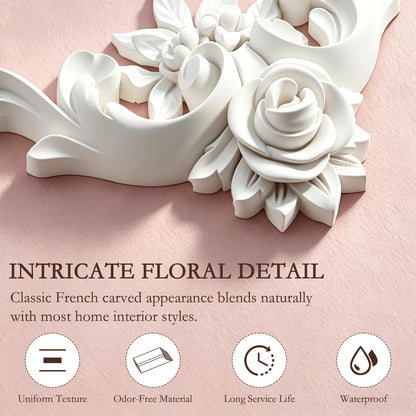 Corner Wall Molding (7.08", Rose Style)