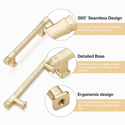 Hardware 10 Pack Cabinet Handles Forged Pattern Handle Cupboard Pulls Modern Kitchen Drawers Pull