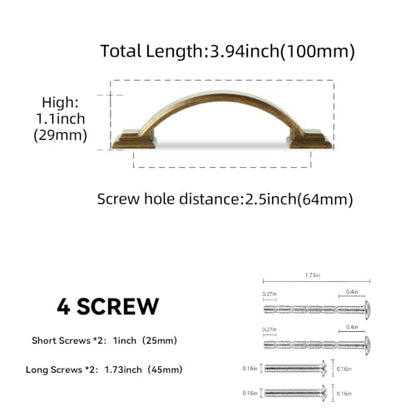 JD1837 Kitchen Cabinet Handles Cabinet Pulls Zinc Alloy Drawer Pulls