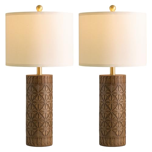 26" Farmhouse Table Lamps Set of 2