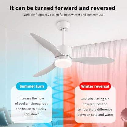 42'' Ceiling Fans with Lights and Remote