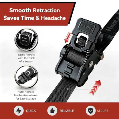 Retractable Ratchet Straps
