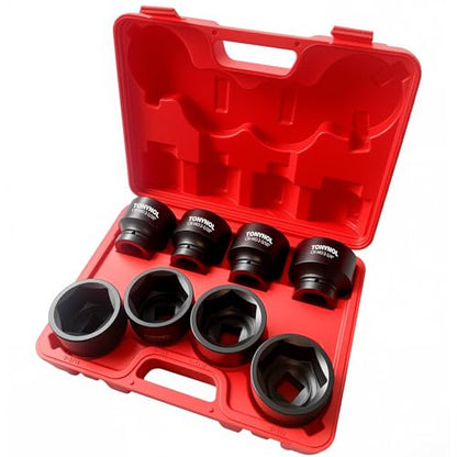 1" Inch Drive Impact Socket Set