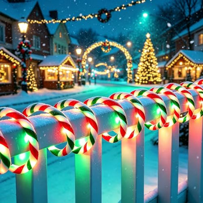 Christmas Candy Cane Lights Outdoor