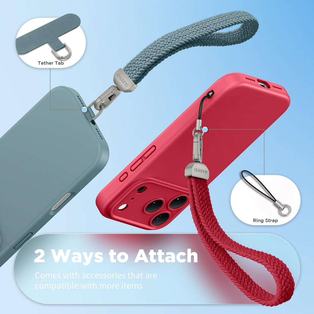 Elastic Phone Wrist Strap (Cactus Green)