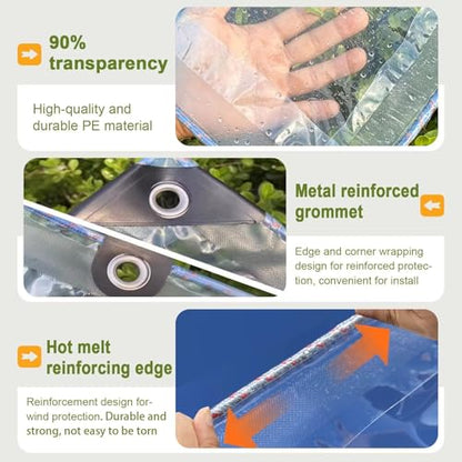 Clear Tarp 4x6ft
