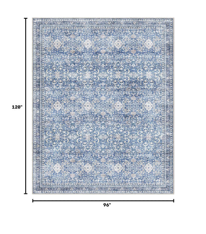 8x10 Area Rugs (Blue / 8' x 10' (Rectangular))