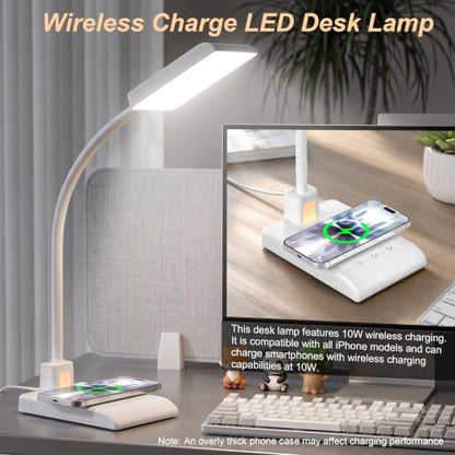 Desk Lamp with Wireless Charger