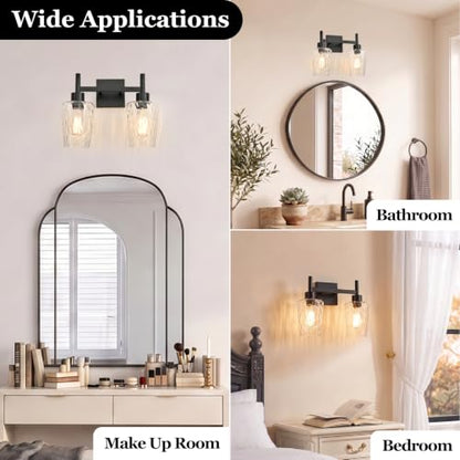 Stone Textured Glass Wall Sconce