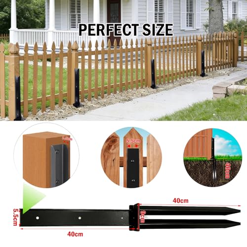 Double Tube Fence Post Anchor