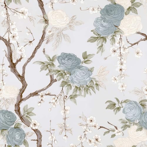 Vintage Floral Peel and Stick Wallpaper